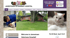 Desktop Screenshot of jamestownvethospital.com
